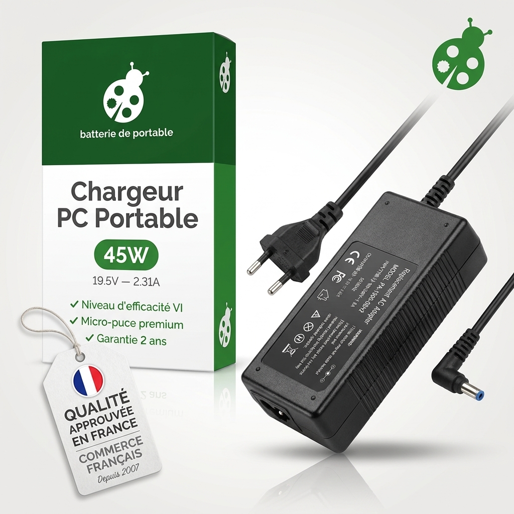 Chargeur ordinateur portable hp  14q cs0003tu