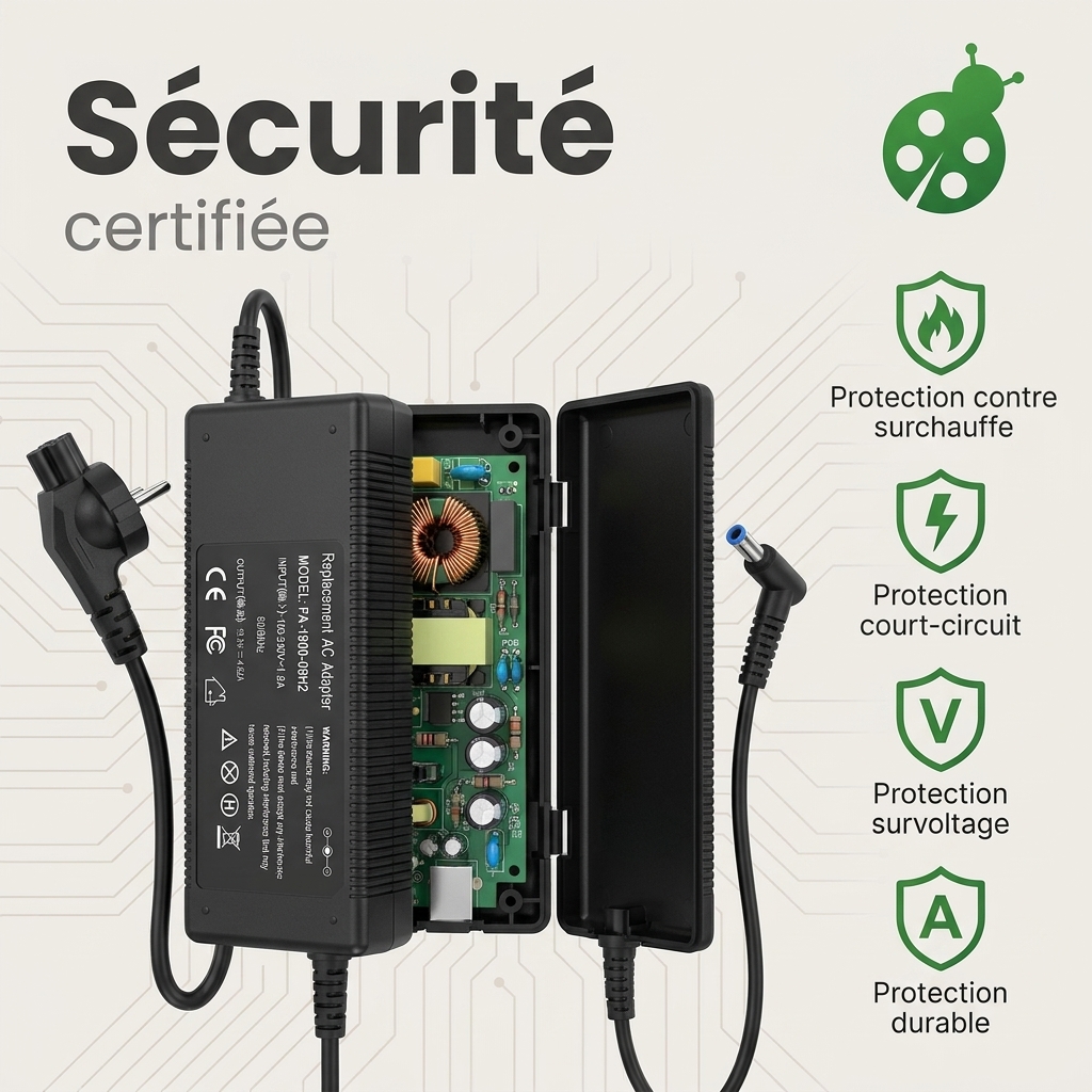 Chargeur ordinateur portable hp  14q cs0003tu