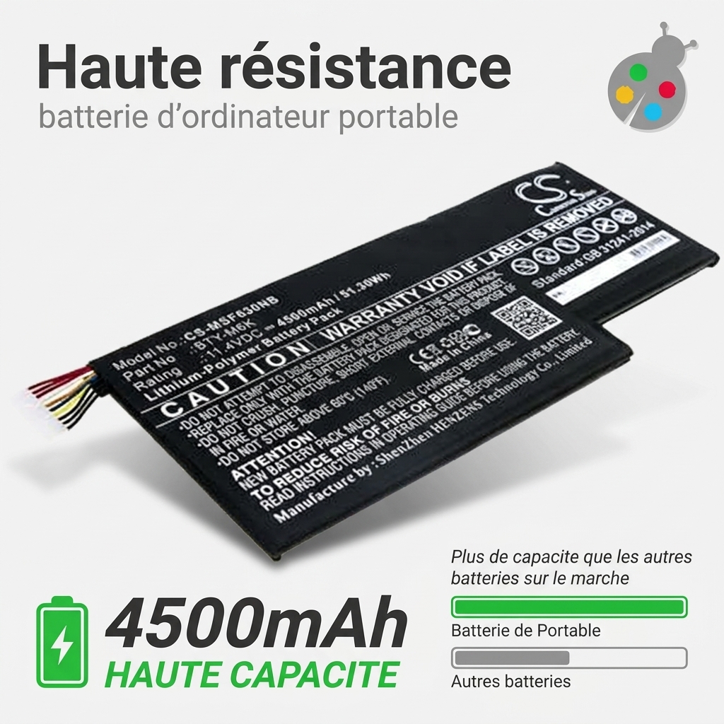 Batterie ordinateur portable msi gf63 thin 9rcx