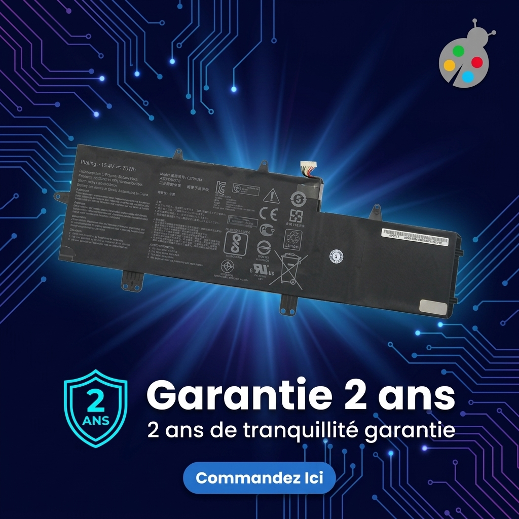 Batterie ordinateur portable asus zenbook pro 14 ux480fd e1049t