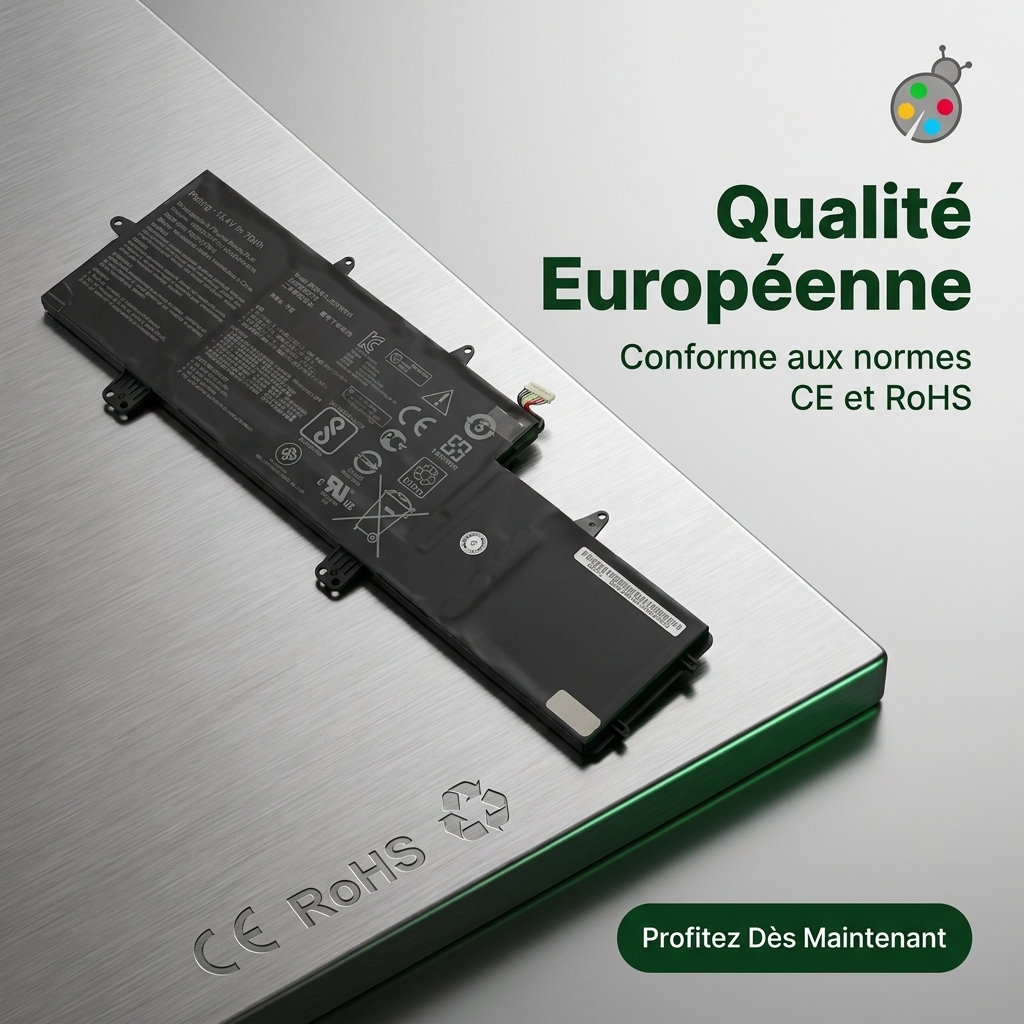 Batterie ordinateur portable asus zenbook pro 14 ux480fd e1049t