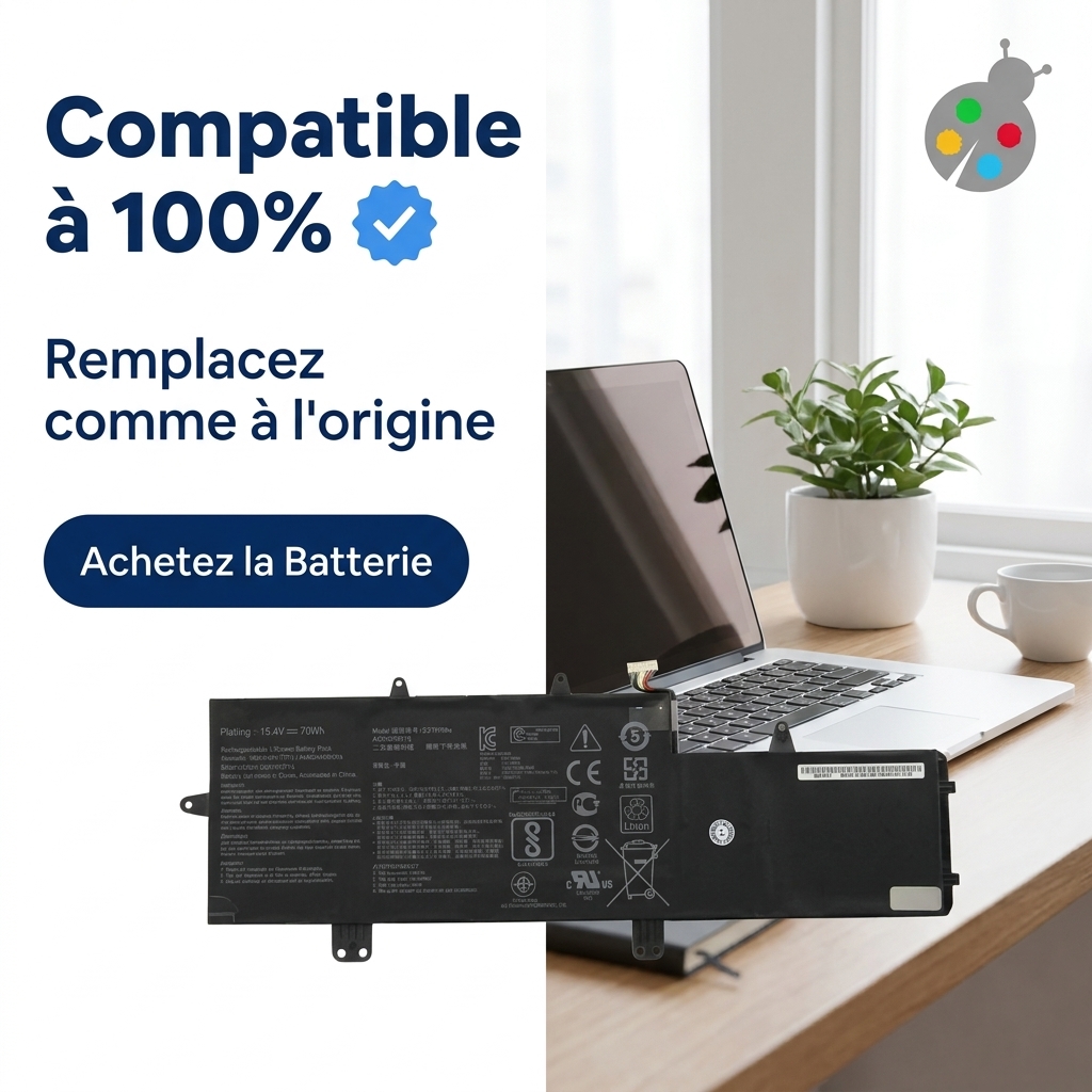 Batterie ordinateur portable asus zenbook pro 14 ux480fd e1049t