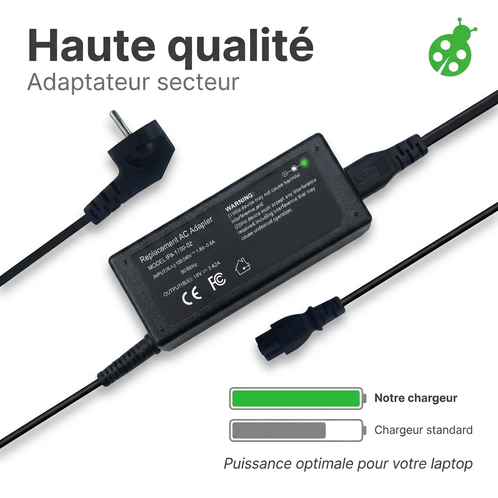 Chargeur ordinateur portable asus vivobook 14 f441ma