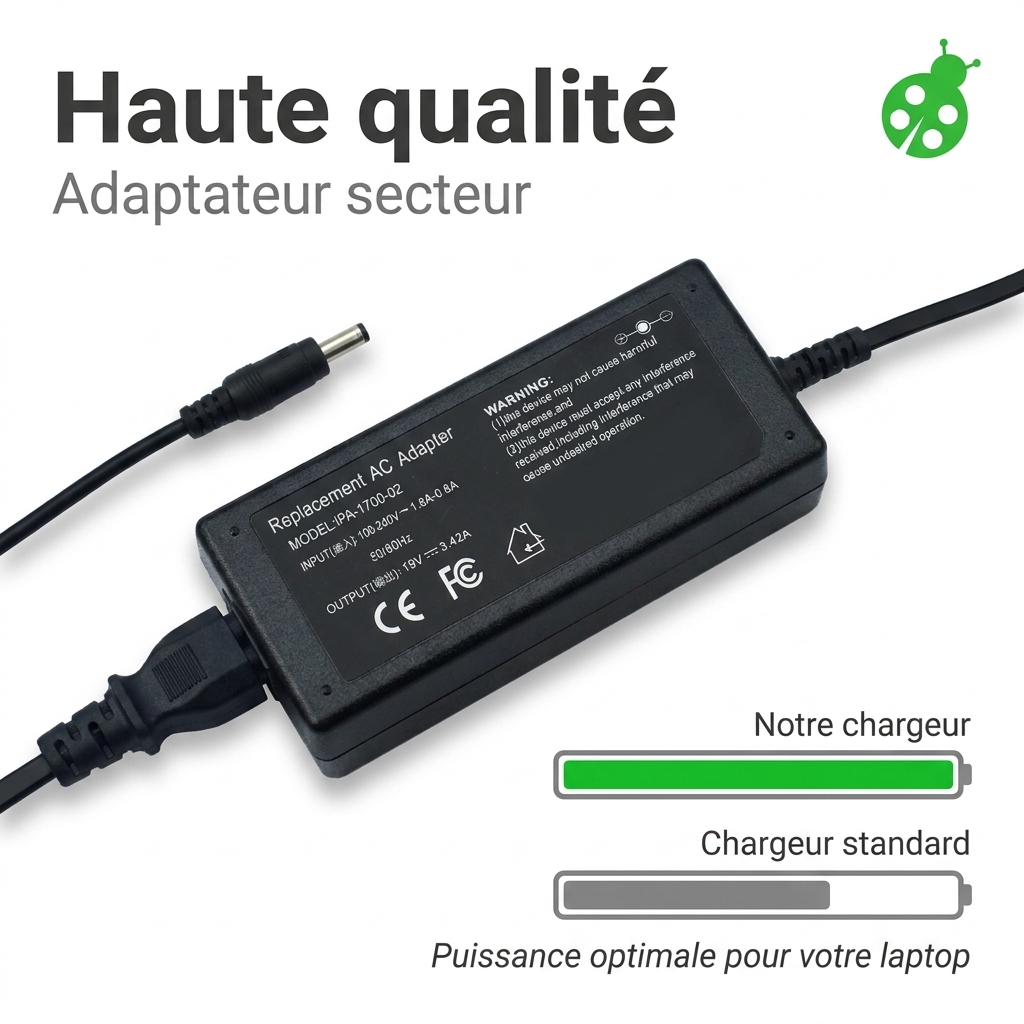 Chargeur ordinateur portable asus vivobook 17 a705ua bx363t