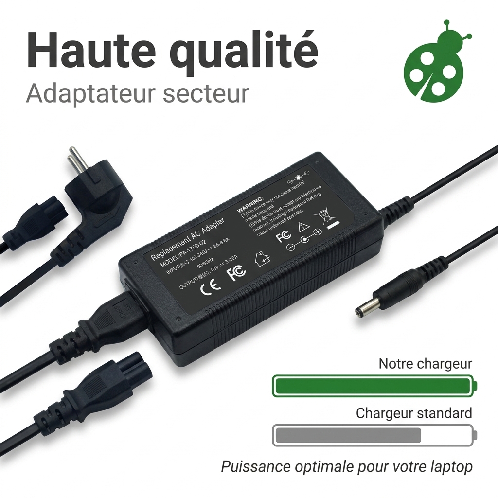 Chargeur ordinateur portable asus vivobook 17 x705ub bx244t