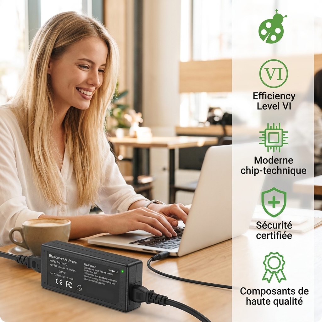 Chargeur ordinateur portable asus vivobook 17 x705ub bx244t
