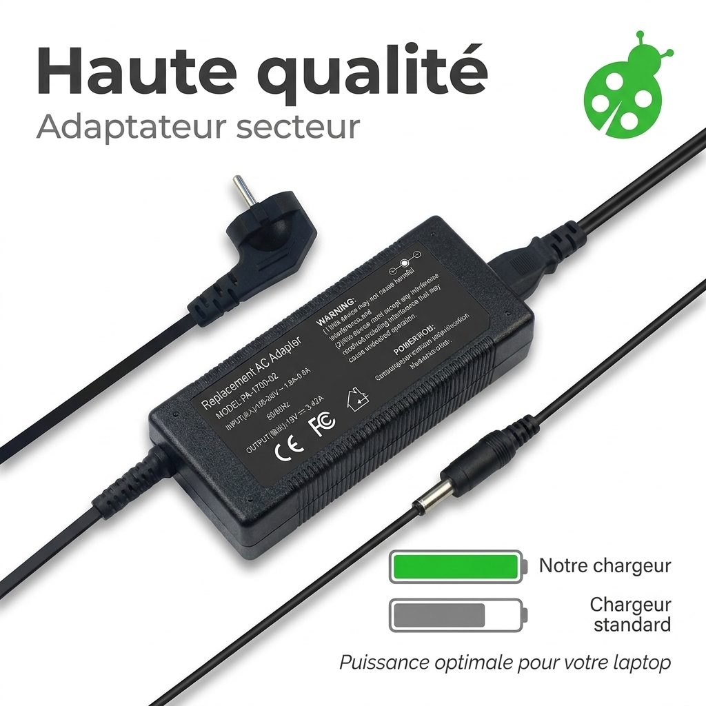 Chargeur ordinateur portable asus vivobook 15 a510u