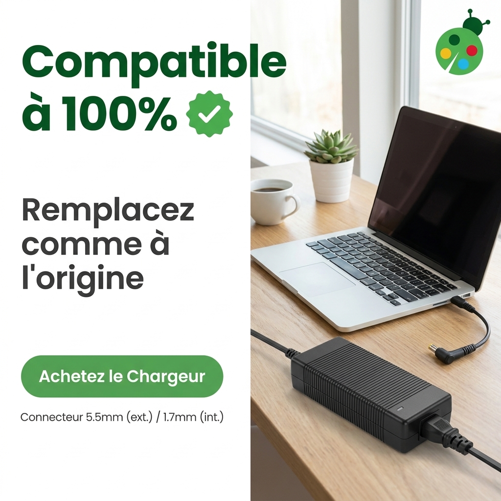 Chargeur ordinateur portable acer aspire 3 a315 56 50zd