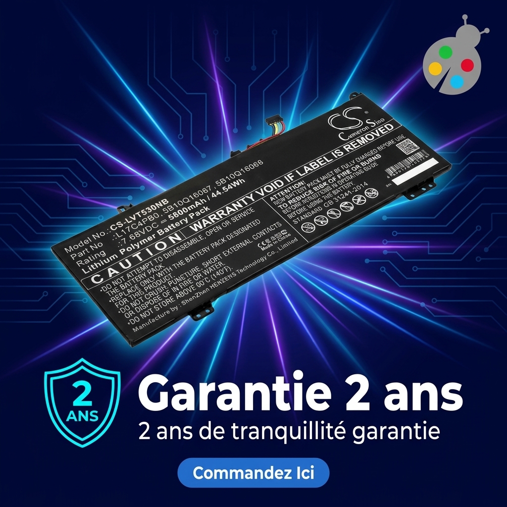 Batterie ordinateur portable lenovo ideapad 530s 14ikb