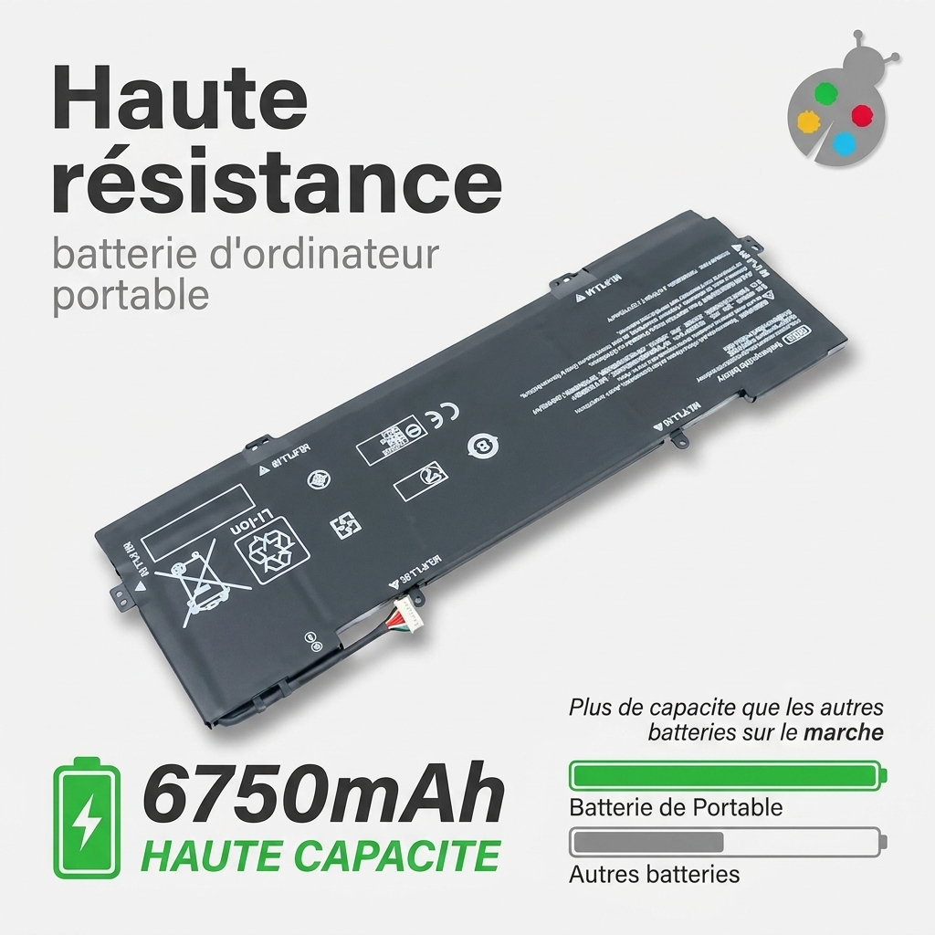 Batterie ordinateur portable hp spectre x360 15 bl001nv