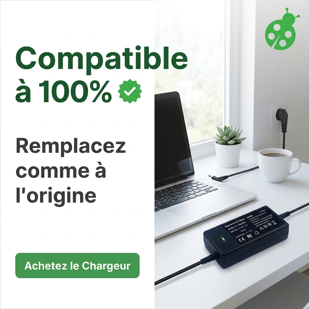 Chargeur ordinateur portable hp  15 bw035nf