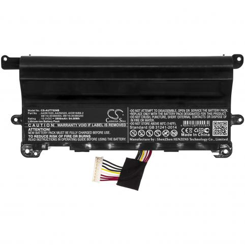 Batterie ordinateur portable asus rog g752vy t7048t