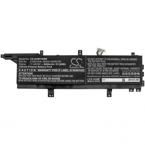 Batterie ordinateur portable asus proart studiobook pro x w730g5t av011t