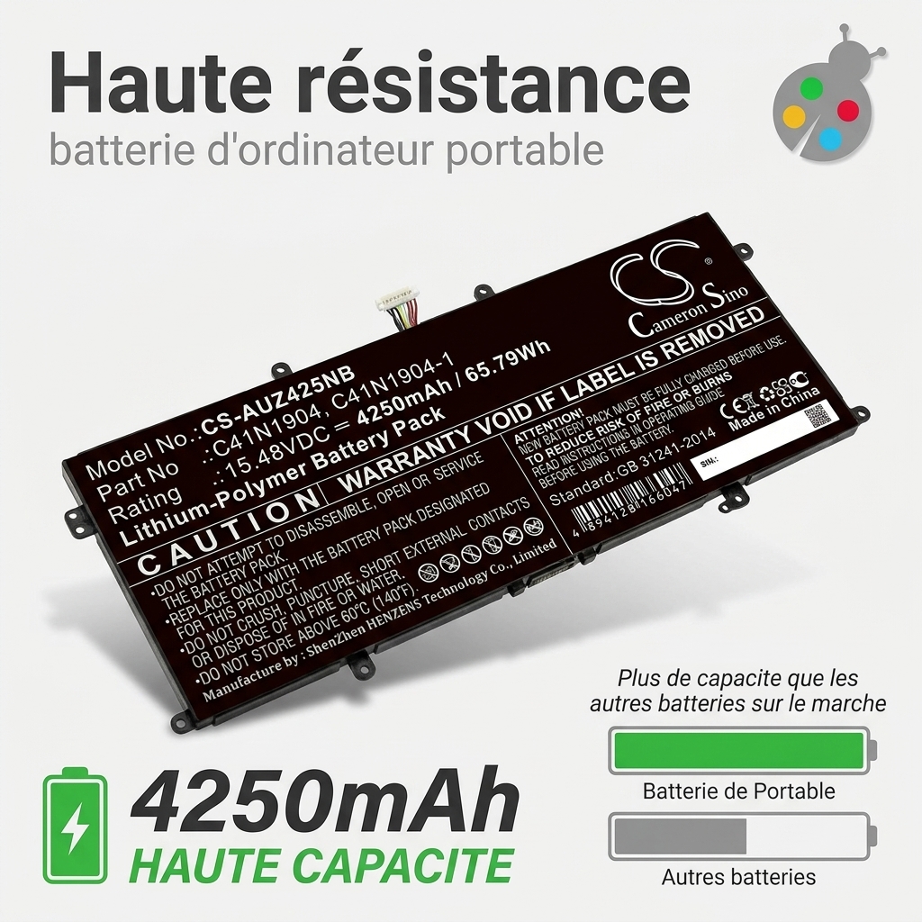 Batterie ordinateur portable asus zenbook flip 13 ux363