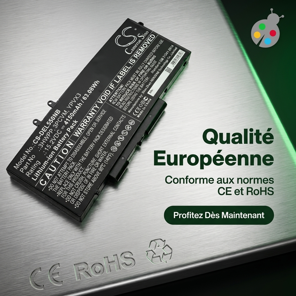 Batterie ordinateur portable dell latitude 14 5410 s001l541014de