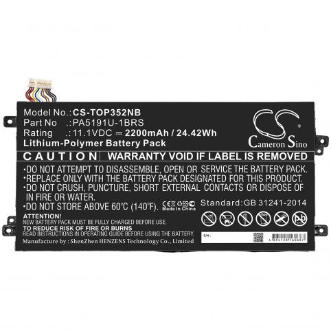 Batterie ordinateur portable toshiba satellite click 2 pro p30w b 1