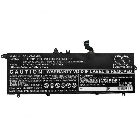 Batterie  lenovo sb10t83154