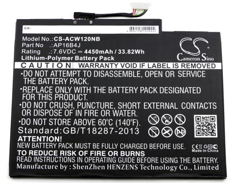 Batterie ordinateur portable acer switch 5 sw512 52 790k