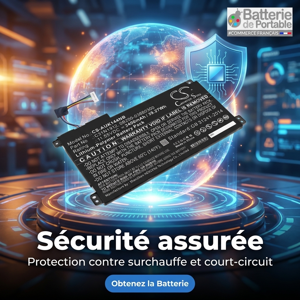 Batterie ordinateur portable asus vivobook 14 e410ma ek028ts