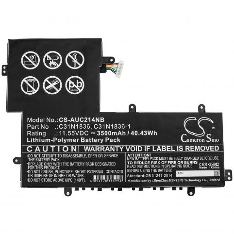 Batterie ordinateur portable asus chromebook flip c214ma