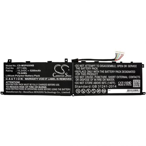 Batterie ordinateur portable msi gs75 stealth 10sgs 084nl 9s7 17g311 084