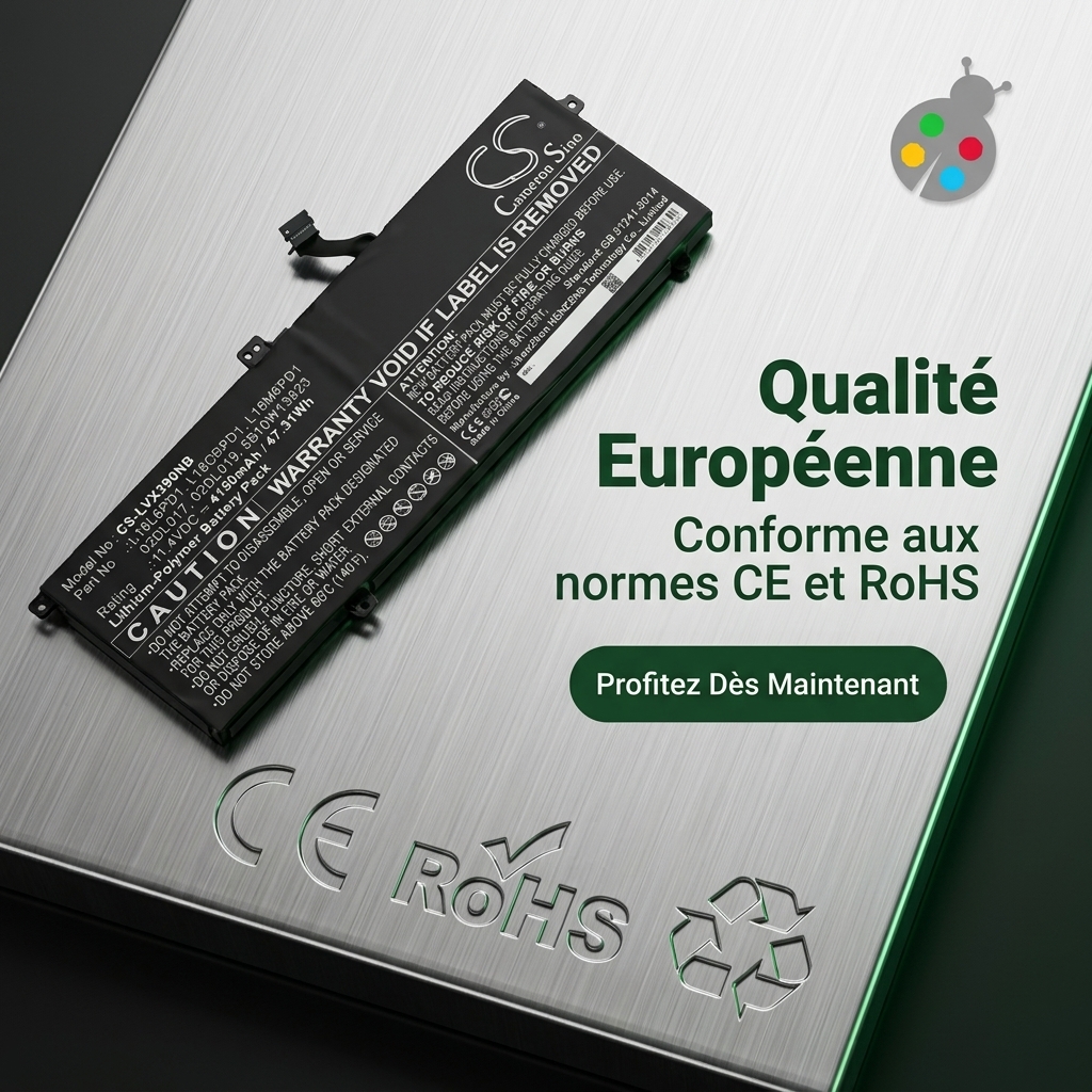 Batterie ordinateur portable lenovo thinkpad x390 20q00039cd