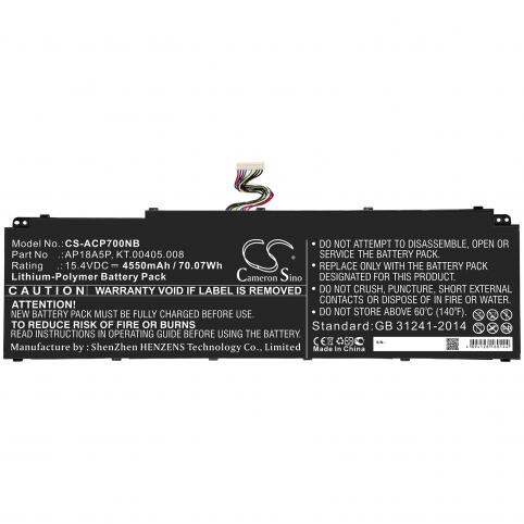 Batterie ordinateur portable acer conceptd 9 pro cn917 71p 73es