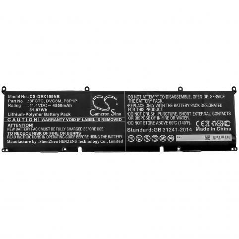 Batterie ordinateur portable dell xps 15 9500 r1845ts