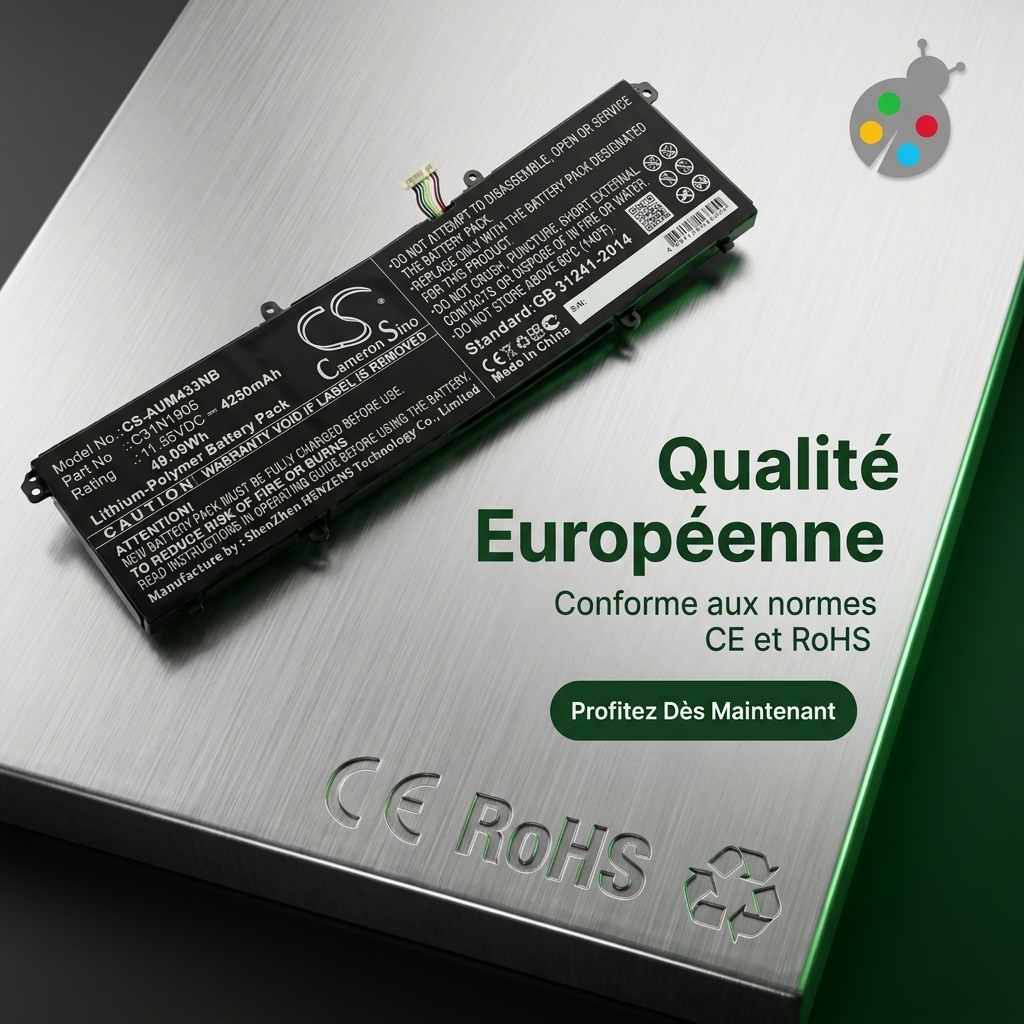 Batterie ordinateur portable asus vivobook k3504za
