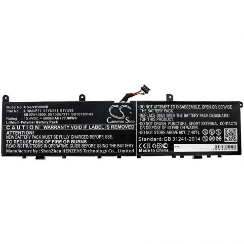 Batterie ordinateur portable lenovo thinkpad p1 2019 20qta00pcd