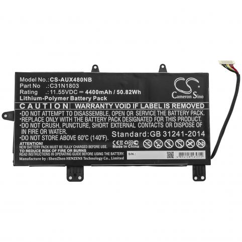 Batterie ordinateur portable asus zenbook pro 14 ux480fd