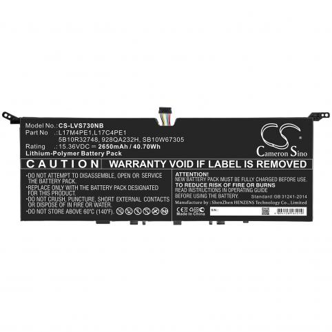 Batterie ordinateur portable lenovo yoga s730 13iwl 81j0