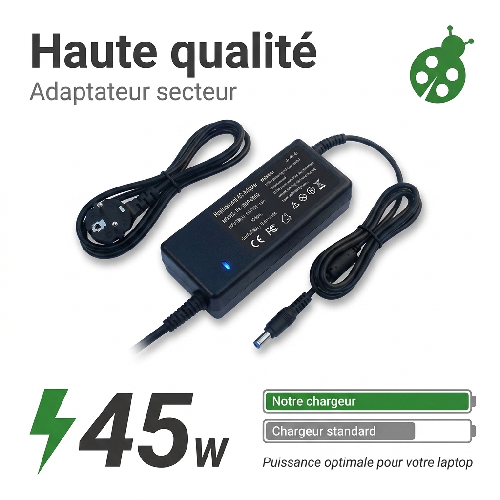 Chargeur ordinateur portable dell latitude 12 7202