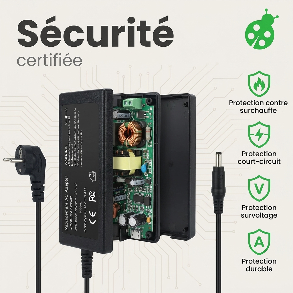 Chargeur ordinateur portable asus u38dt 1a