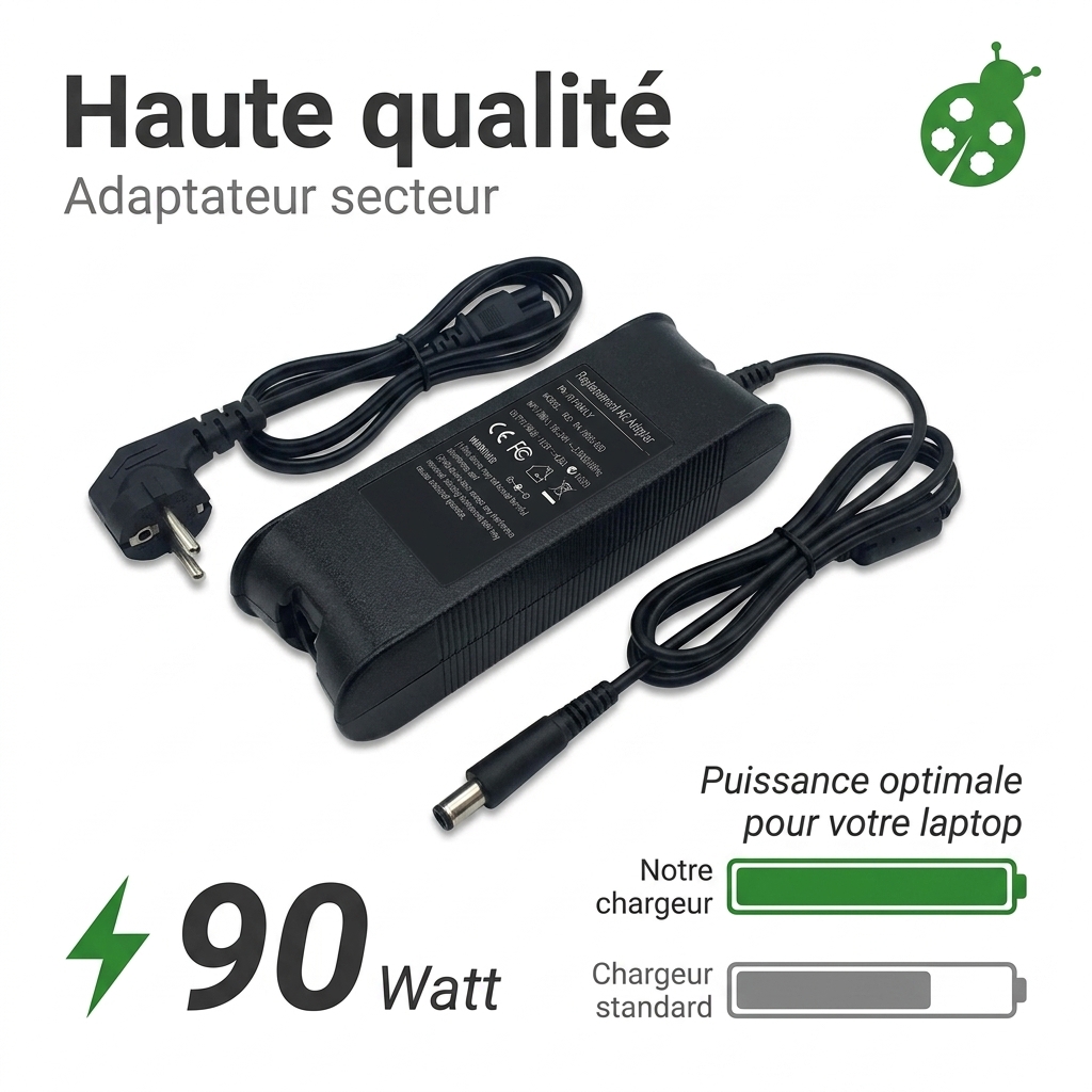 Chargeur ordinateur portable dell latitude 14 5400