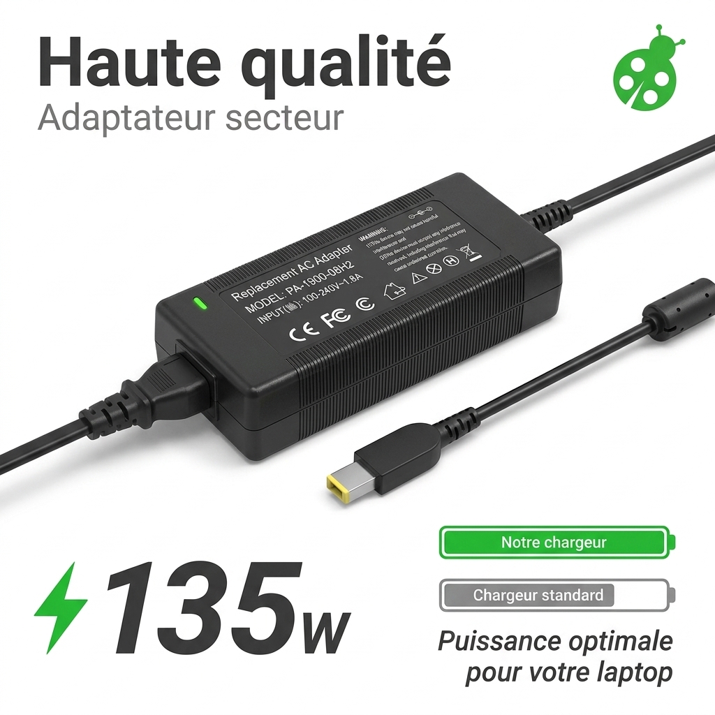 Chargeur ordinateur portable lenovo thinkpad p1 2019