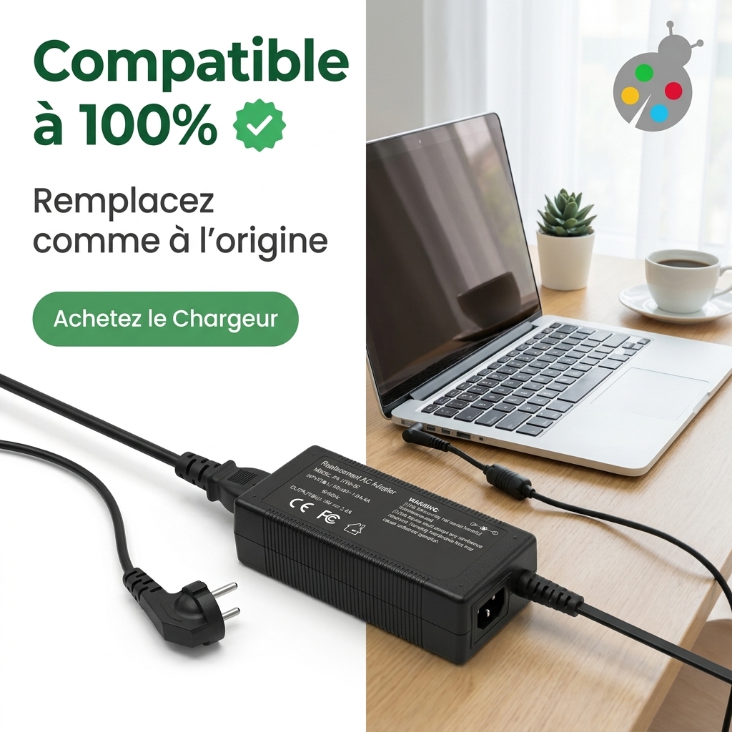 Chargeur ordinateur portable asus e410ma
