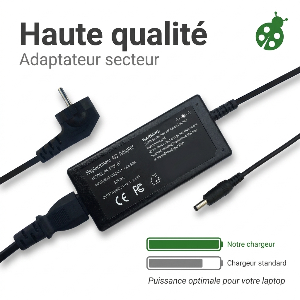 Chargeur ordinateur portable asus vivobook r415ea eb953t