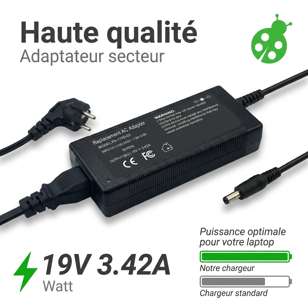 Chargeur ordinateur portable asus vivobook s515da bq313t
