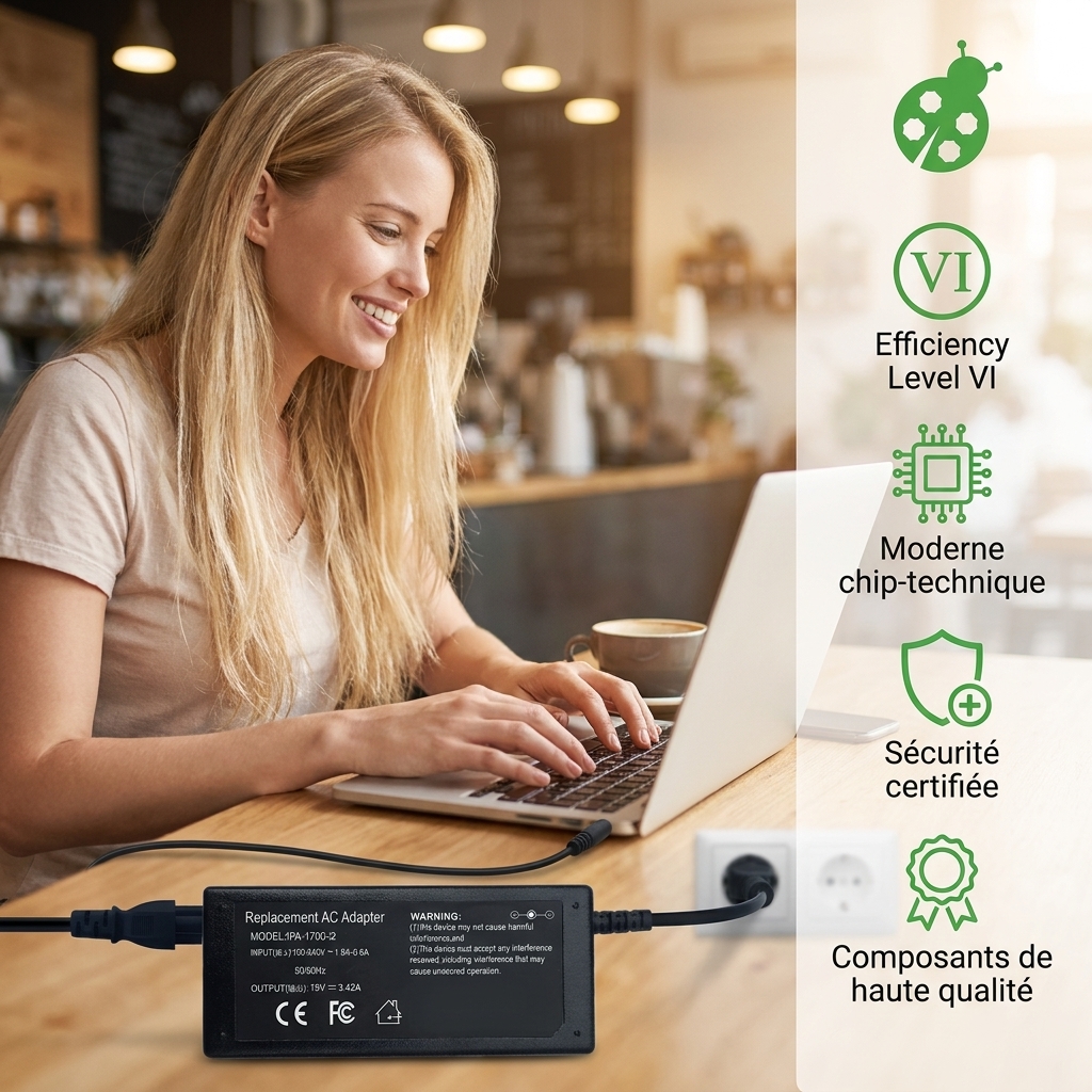 Chargeur ordinateur portable asus vivobook s533ia bq183t