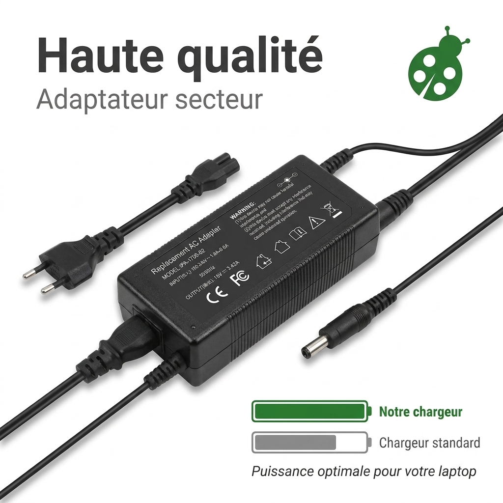 Chargeur ordinateur portable asus vivobook x509ja bq839t