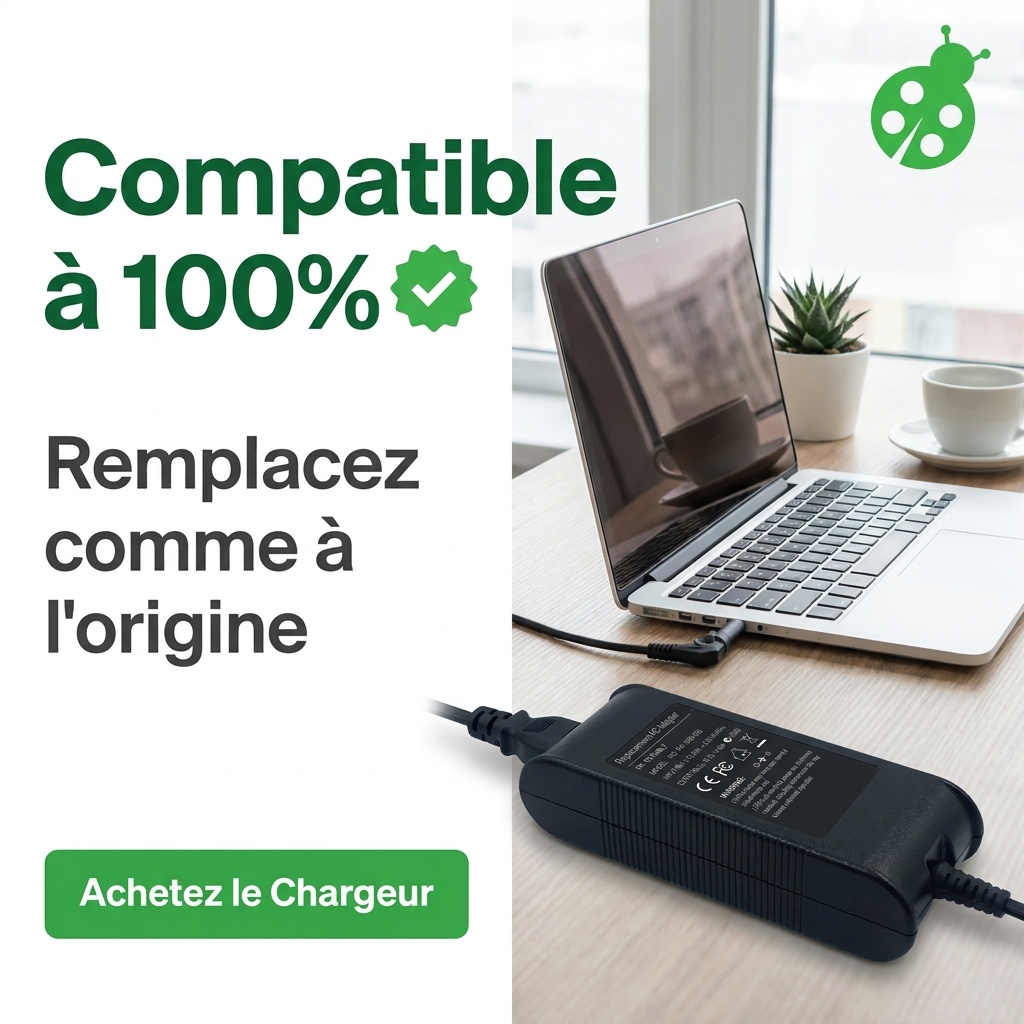 Chargeur ordinateur portable dell latitude 12 5290