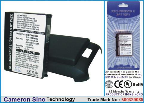 Batterie  palm treo handspring palmone palm treo 750 palm lennon haute capaci