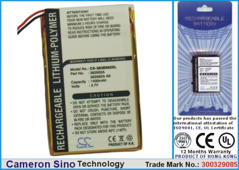 Batterie  smartphone palm treo handspring palmone tungsten e