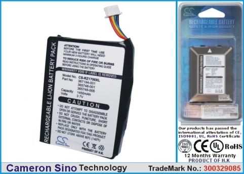 Batterie  smartphone hp compaq ipaq jornada aero ipaq rz1715