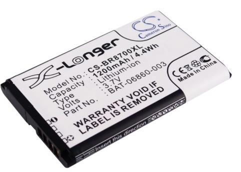 Batterie  blackberry rim haute capacit�e 8700 , 8700c , 8700f , 8700g , 8700v , 