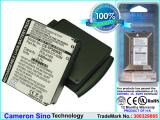 Batterie  htc haute capacitée p3650 , touch cruise , touch find , polaris 100 ,