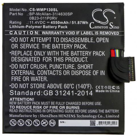 Batterie  acer mobilestudio pro 12 13
