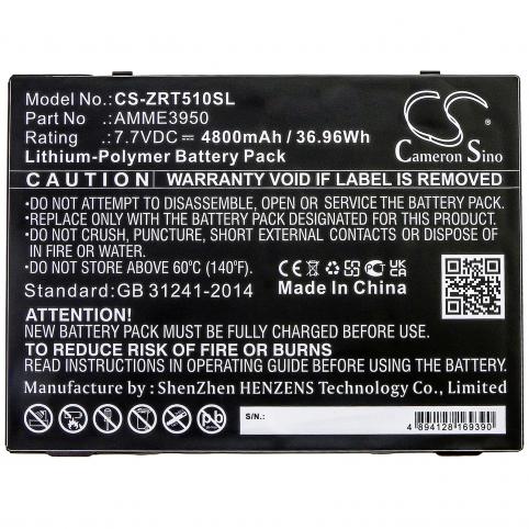 Amme3950 et51at batterie tablette zebra