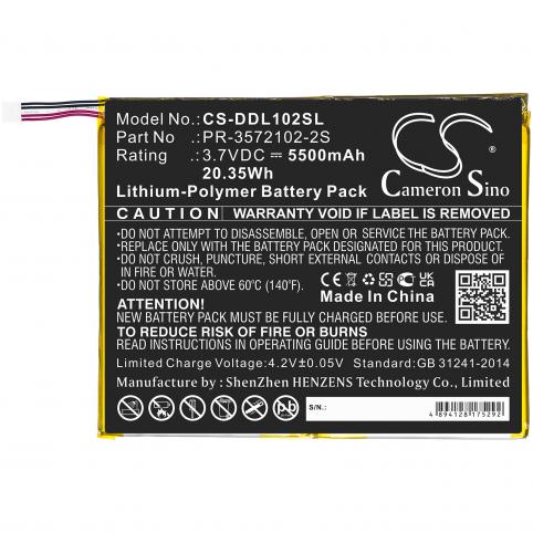 Batterie tablette digiland dl1028w